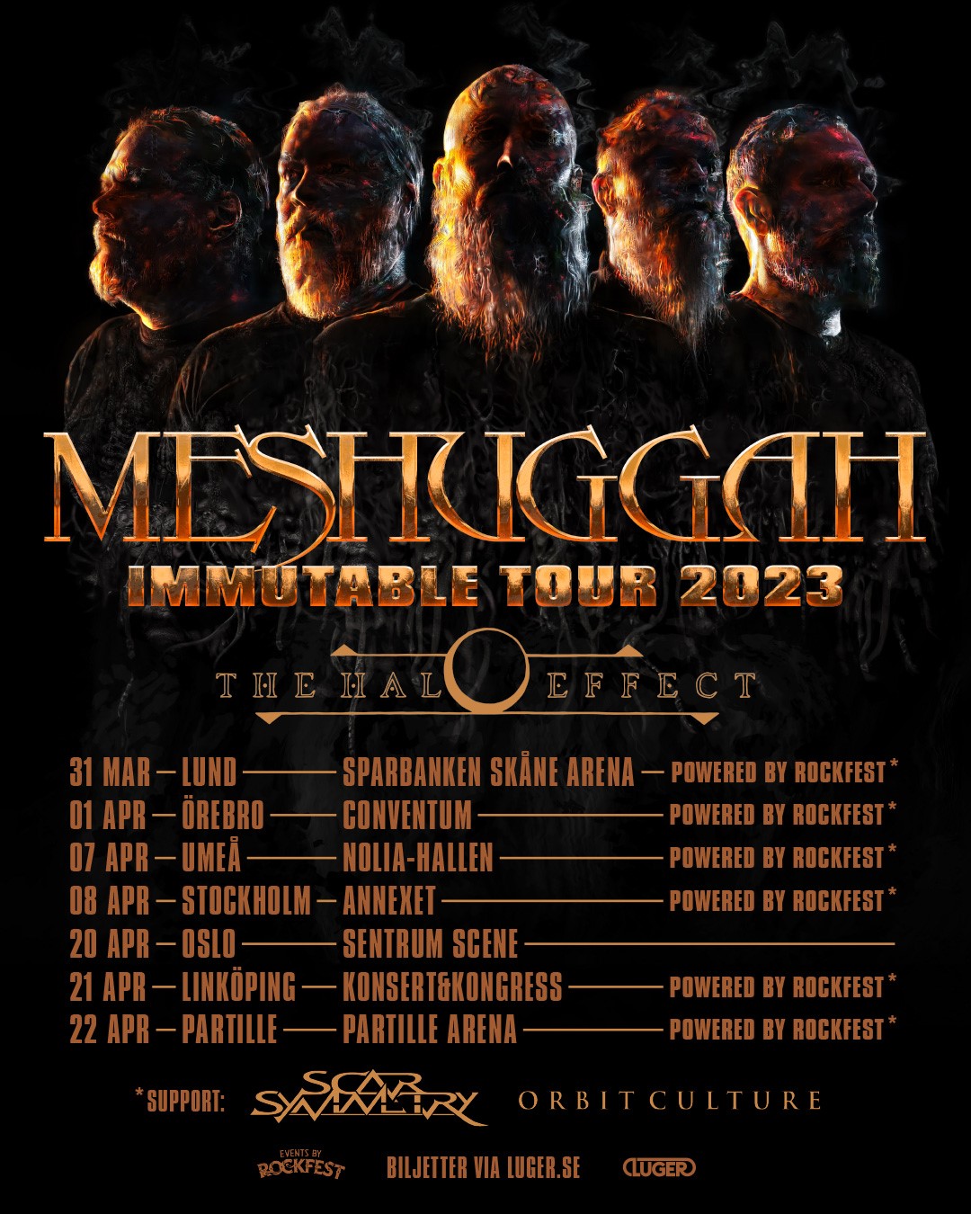 meshuggah tour support